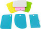 Haushaltsgeräte Ag406c Set aus Kuchen-Schneidspachteln Mix Universal