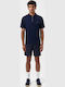 Spacy Short Sleeve Polo Shirt Navy Blue