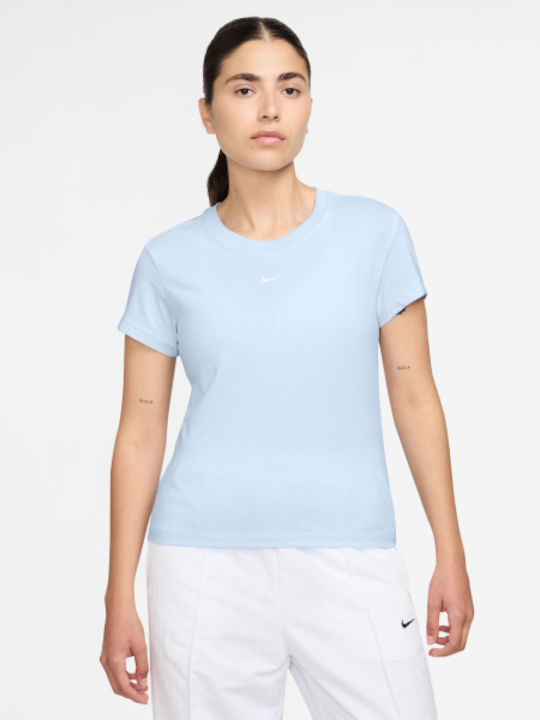 Nike Γυναικείο Αθλητικό T-shirt Μπλε