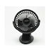 Andowl Mini Portable Clip Fan Black Q-f106