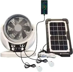 Andowl Rechargeable Solar Fan 6″ 4 1 2 LED Lamps & Solar Panel Q-fs920 Andowl Rechargeable Solar Fan 6″ 4 1 2 LED Lamps & Solar Panel Q-fs920