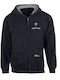 Kids Sweatshirt Cardigan with Hood Black