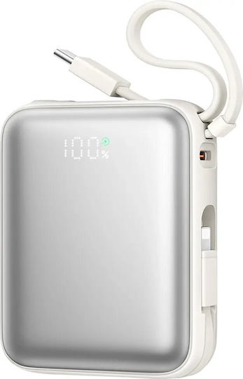 Joyroom JR-PBF27 Външна Батерия 10000mAh 22.5W с USB-C Изходен Порт Power Delivery Бяла