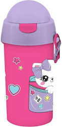 Must Team Plastic Kids Water Bottle with Straw ...