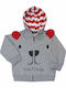 Kinderstrickjacke Gray