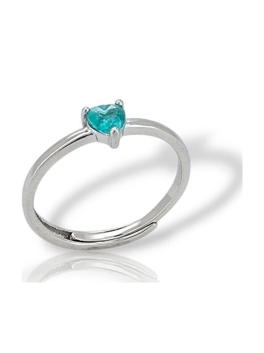 Mentzos Women's Silver Ring