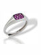Mentzos Damen Ring mit Zirkonia aus Silber
