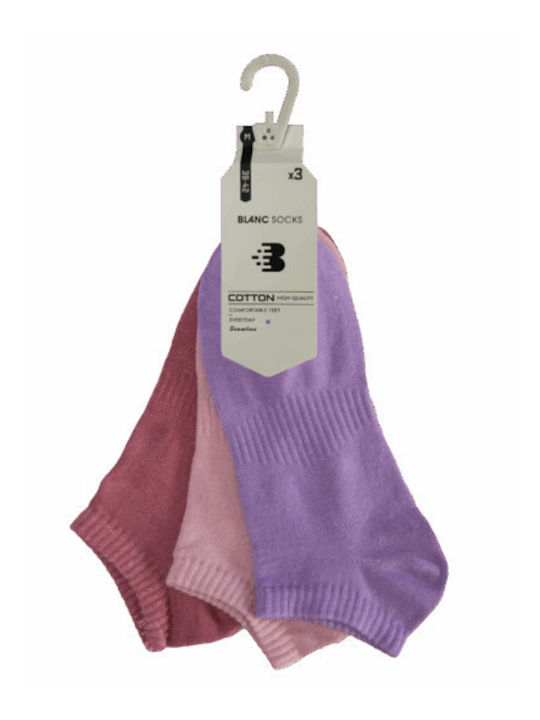 Vtex Socks Γυναικείες Κάλτσες Μωβ 3Pack