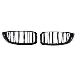 BMW F32 2013-2020 Doppelte Glänzende Maske 2 Stück OEM