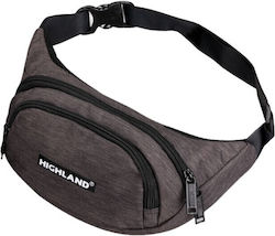 Highland Herren Bum Bag Taille Schwarz