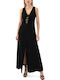 Καλοκαιρινό Maxi Βραδινό Φόρεμα Μαυρο (black)