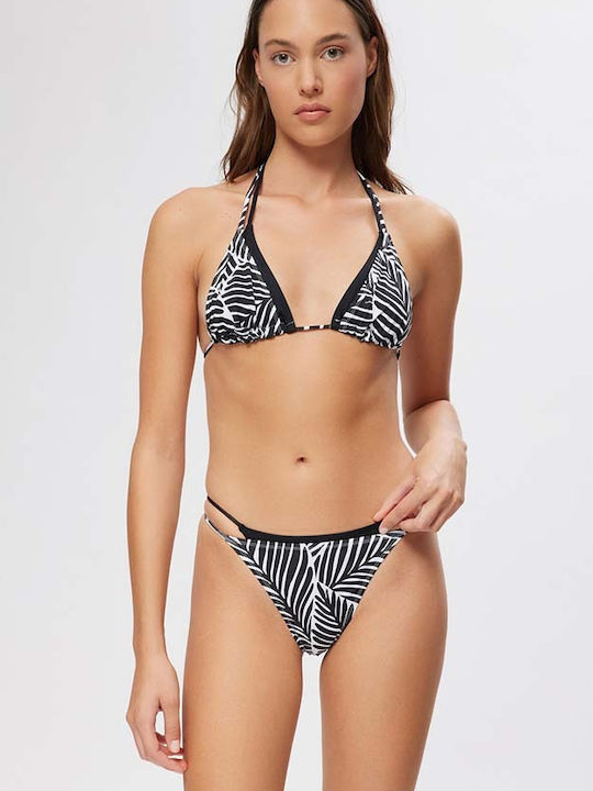 Bikini Slip Black/white