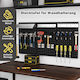 Costway Durchbrochener Rücken 60x40cm 1Stück TA10069BK