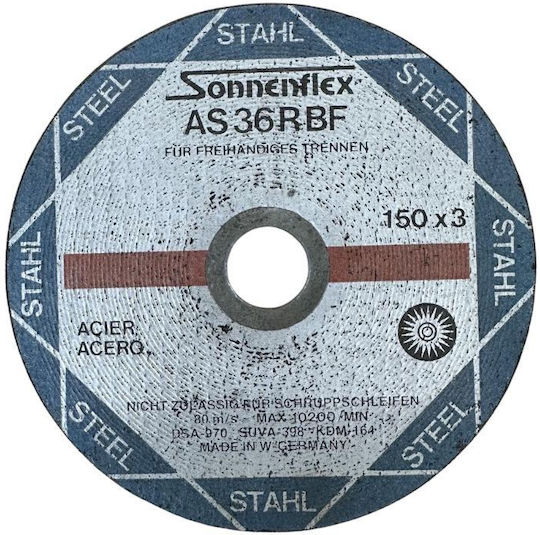 Sonnenflex As36rbf Δίσκος Κοπής 150 X 3