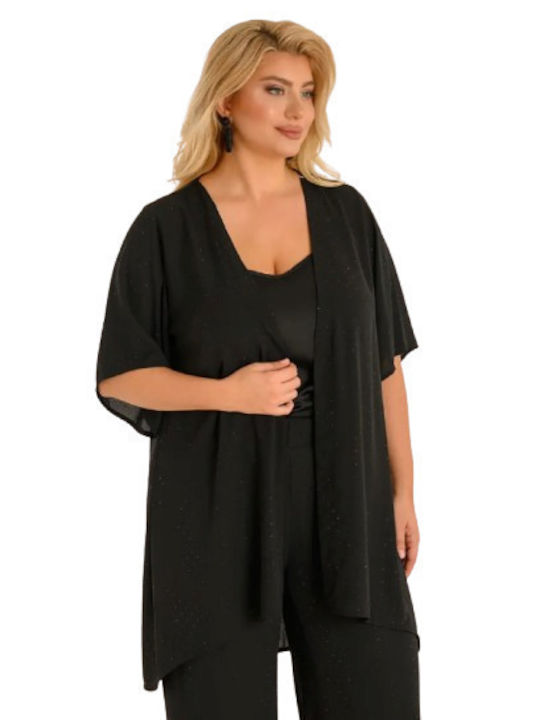 Silky Collection Tunic Black