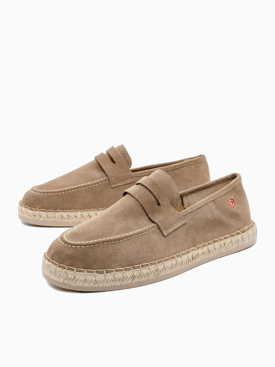 Robinson Leather Men's Espadrilles in Brown Color