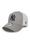 New York Yankees Mlb Men's Snapback Trucker Cap Gray