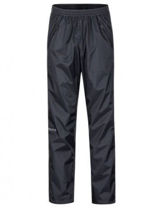 Marmot Precip Eco Full Zip Pant Ανδρικό Μακρύ Παντελόνι Πεζοπορίας Μαύρο