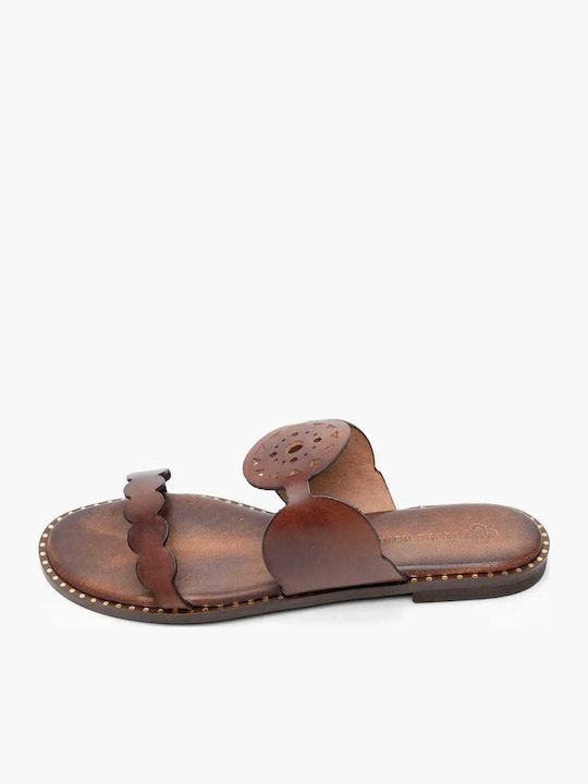 Sandale Casual Damă de Piele Maro