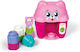 Clementoni Stacking Soft Clemmy Cat Basket with Soft and Washable Building Blocks for 6+ Months