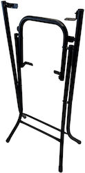 Epiplo-Fos Collapsible Table Stand Metallic Black 47x52x108cm Epiplo-Fos Collapsible Table Stand Metallic Black 47x52x108cm