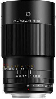 TTArtisan Full Frame Φωτογραφικός Φακός 100mm f/2.8 Macro για Canon EF Mount Μαύρος