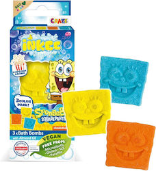 Craze Inkee Bath Bombs 3 Assorted Spongebob Shapes