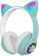 Ασύρματα Bluetooth Παιδικά Over Ear Ακουστικά με 8 ώρες Λειτουργίας Τιρκουάζ