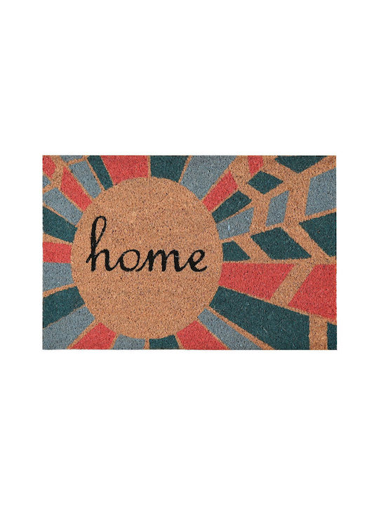 Entrance Mat made of Coir with Anti-slip Backing Multicolour 40x60cm Thickness 15mm