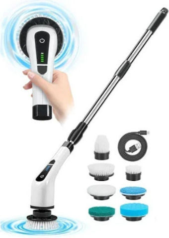 Multifunctional Electric Cleaning Brush 7 in 1 25w – Electric Cleaning Brush Ma-8827 White
