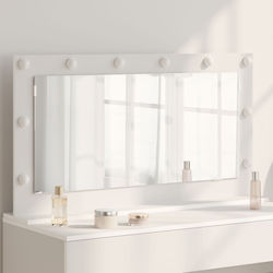 vidaXL Wall Makeup Mirror with Light