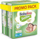 Babylino Klebeband-Windeln Sensitive Cotton Soft Nr. 2 für 3-6kg 128cm