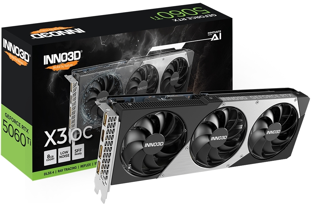 Inno 3D GeForce RTX 5060 Ti 8GB GDDR7 X3 OC Κάρτα Γραφικών