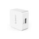 Orico Încărcător Fără Cablu cu Port USB-A 18W Quick Charge 2.0 Albς (QCK-1U-WH)