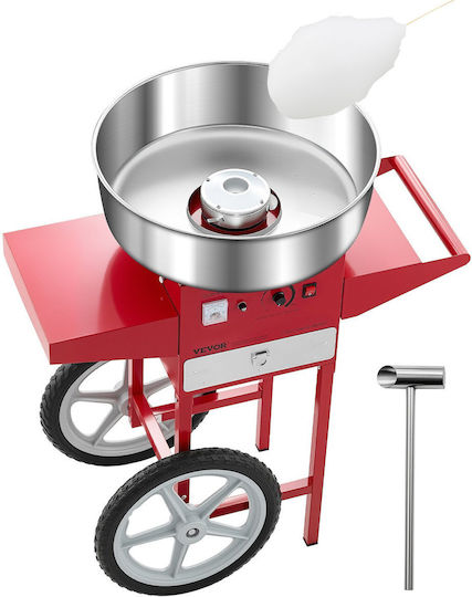 Vevor Commercial Cotton Candy Machine Cart 1000w Red