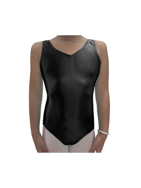Kids' Black Dance Leotard 9951A