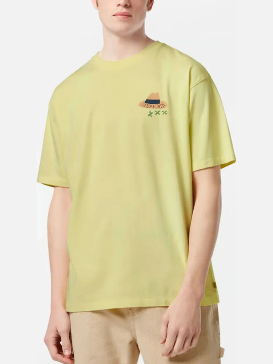 Scotch & Soda Artwork T-shirt sorbet yellow