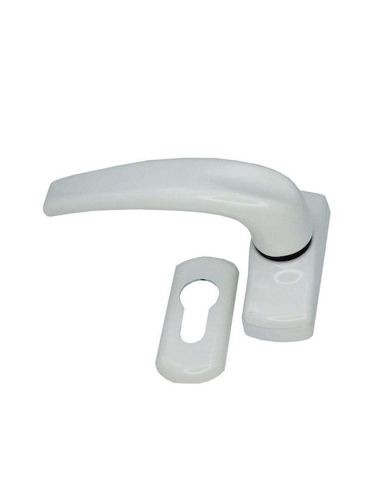 Neoxal Spring Handle 140 3 Small White Aluminum Door 11186