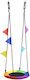 vidaXL Hanging Swing Nest 60x60x60cm Multicolour