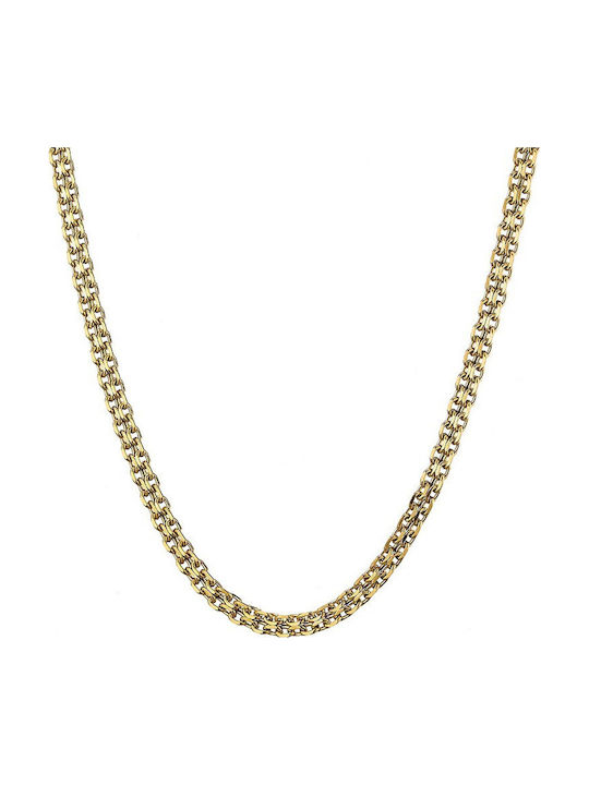 Art Collection Gold Plated Stainless Steel Necklace