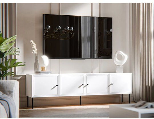TV-Ständer Monciru 103 Weiß M201xP60xH40cm
