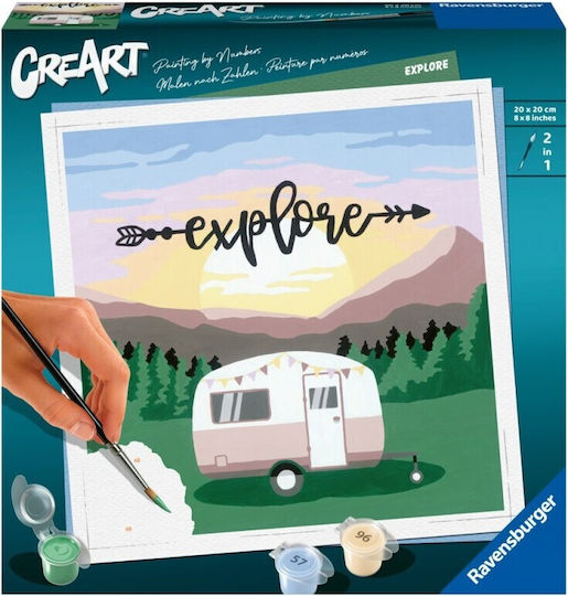 Ravensburger Creart Paint By Numbers Adults Caravan Explore