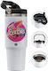 Koupakoupa Barbie Is Everything Kids Water Bottle Barbie Stainless Steel with Straw Non Spill Coffee 890ml