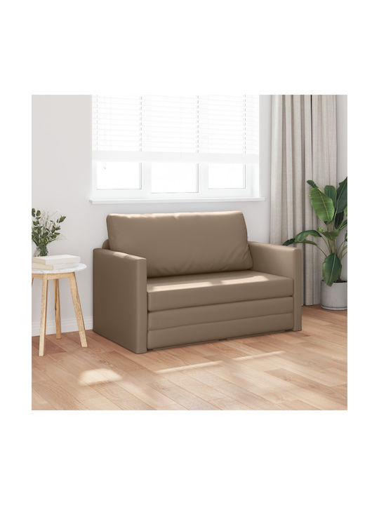 Ecksofa Schlafsofa Braun 124x71x78cm