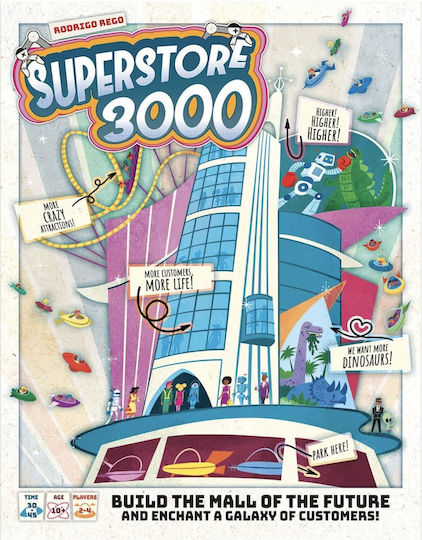 Board Game Superstore 3000 for 2-4 Players 10+ Years Old (EN) Space Cowboys Games