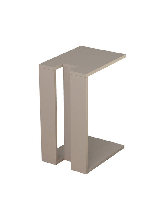 Rectangular Side Table Muju Wooden Mocha L40xW30xH57cm.