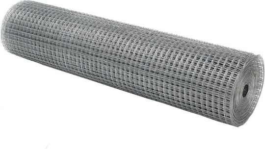 Vidaxl Installed Radial Fence 0.6x10 m Galvanized Steel 1000x60x0.064cm Silver