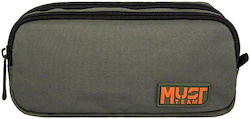 Must Team Monochrome Pencil Case Barrel with 2 ...