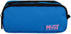 Must Team Pencil Case Barrel with 2 Compartment...