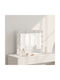 vidaXL Wall Mirror with White Wooden Frame & LED Lighting 60x45cm 1pcs
